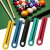 2 Set Billiard Cue Tip Hanging Clamp Holder Pool Table Stick Rubber Hanger Strighter