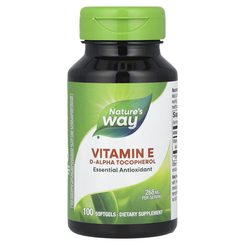 Nature'S Way, Vitamin E, 268Mg, 100 Softgels
