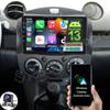 4+64 ГБ 4-ядерный Carplay Android 13.0 Автомагнитола GPS Навигация DSP Совместим для Mazda 2 2007-2013