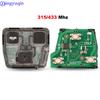 Jingyuqin Remote Car Key Shell 2/3 BTN For Toyota Yaris Prado Tarago Camry Corolla 315/433 Mhz Control