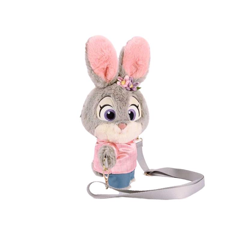 Genuine Disney Zootopia Judy & Nick Plush Crossbody Bag