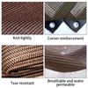 Summer Camping Sunshade Net Brown Anti-UV Awning Balconies Courtyards Swimming Pools Greenhouse Sunscreen Sun Shelter Cover Net