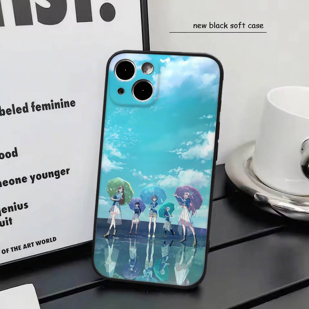 Чехол для телефона Аниме Девушки Группа MyGO Силиконовый Мягкий Для IPhone 17 Air 16 15 14 13 12 11 Plus Pro Max Plus