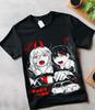 Anime Chainsaw Man T-Shirt Chainsaw Man CSM Denji Power Black Shirts