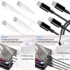 50см 4-в-1 Решение для зарядки - USB на двойной Type-C и двойной micro USB Кабель-шнур для Зарядки Мобильных Телефонов Powerbanks
