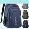 Дышащий рюкзак из Оксфорда с отделением для ноутбука 16 дюймов и изогнутыми лямками для школьников