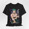 Anime-Inspired Graphic T-Shirt Tee Tops, Cool Casual Wear, Gift for Zoro Fans, Unisex