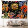 Абстрактный Гриб Солнце Гобелен Настенный Гобелен Колдовство Таинственная Фэнтези Хиппи Тапиз Спальня Общежитие Домашний Декор