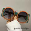 Women's Men's Round Double Color Sunglasses Fashion Retro Trend Sunglasses Travel Street Photo Holiday Party Beach Glasses