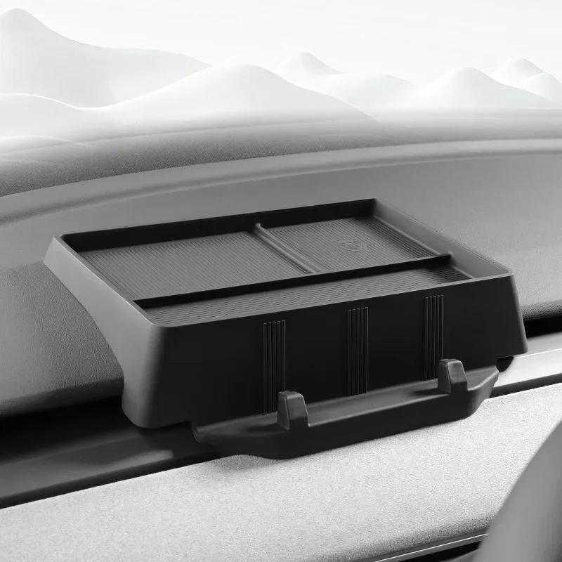 Для Tesla Model Y 2024 Автомобильный ящик для хранения приборной панели Модель 3 2024-2024 Органайзер для приборной панели Лоток для хранения автомобильных аксессуаров