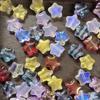 Творческий 8 мм Стекло 10 шт./лот Популярный чешский россыпью DIY Star Горячая Распродажа Высокое качество AB Цвет Разделитель Бусины Украшения Ручной Работы Аксессуары Шпильки Бусины