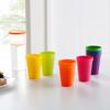 7 шт. набор радужных пластиковых стаканчиков многоразовая кружка для воды пикник путешествия модный забавный портативный радужная чашка для костюма вечеринка дети питьевая кружка