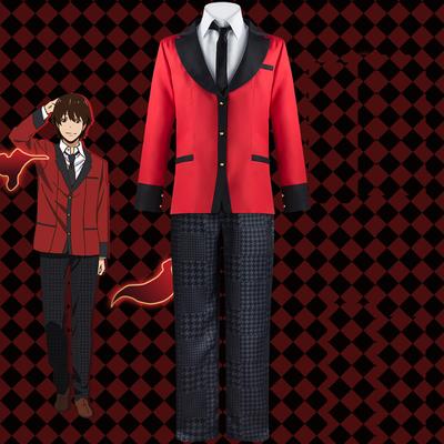 Аниме Kakegurui Косплей Jabami Yumeko костюмы японская школьная форма для мальчиков