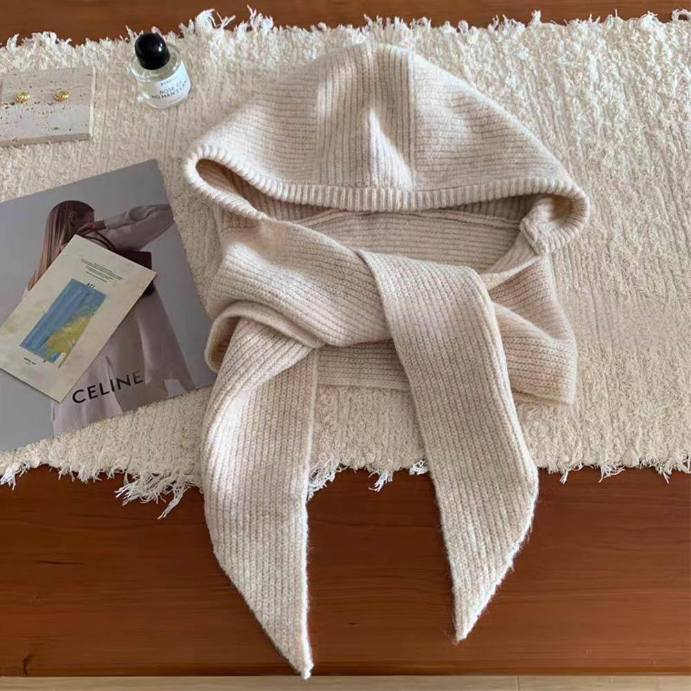 One-Piece Winter Balaclava Thickened Neck Collar Korean Style Scarf Cap Outdoor Sports