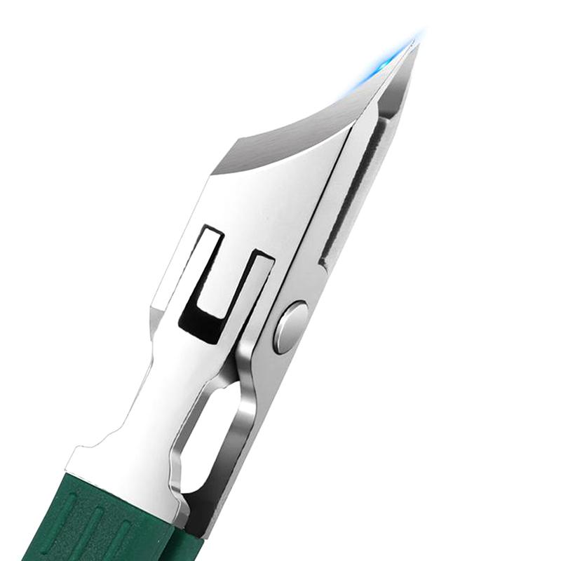 Кусачки для ногтей с наклонным зевом, антиразбрызгивающие острые кусачки для ногтей, большие диагональные острые кусачки для ногтей, ножницы для ногтей