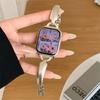 Ремешок Starlight для Apple Watch Ultra 10 9 8 7 6 SE 5 Металлические ремешки для IWatch Серии 46мм 41 49мм 40 38 42мм 44 45 Женский браслет