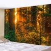 Autumn Forest Plants Tapestry Nature Landscape Tapestry Wall Hanging Hippie Bedspread Bohemian Style Home Room Decoration