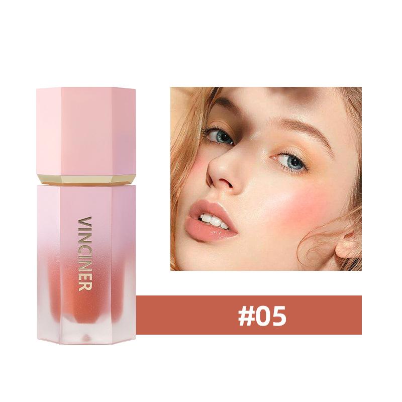 Long-lasting Matte Smooth Liquid Blush 8 Colors with Natural Color Enhancement