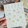 Rhinestones Temporary Diamond Gems Sticker Crystal Tattoo Adhesive Festival Party Eyes Face Body Makeup Nail Art Decor Sticker