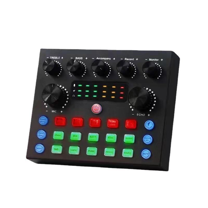 Конденсаторный микрофон BM800 и звуковая карта V8/V8S для мобильных устройств, компьютеров и прямой трансляции