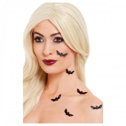 Smiffys Make-Up FX Bat Body Stickers (Pack of 6)