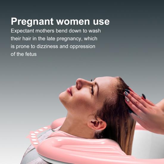 Foldable Hair Shampoo Basin Practical Easily Store Safe Maternity Portable Sink Tool