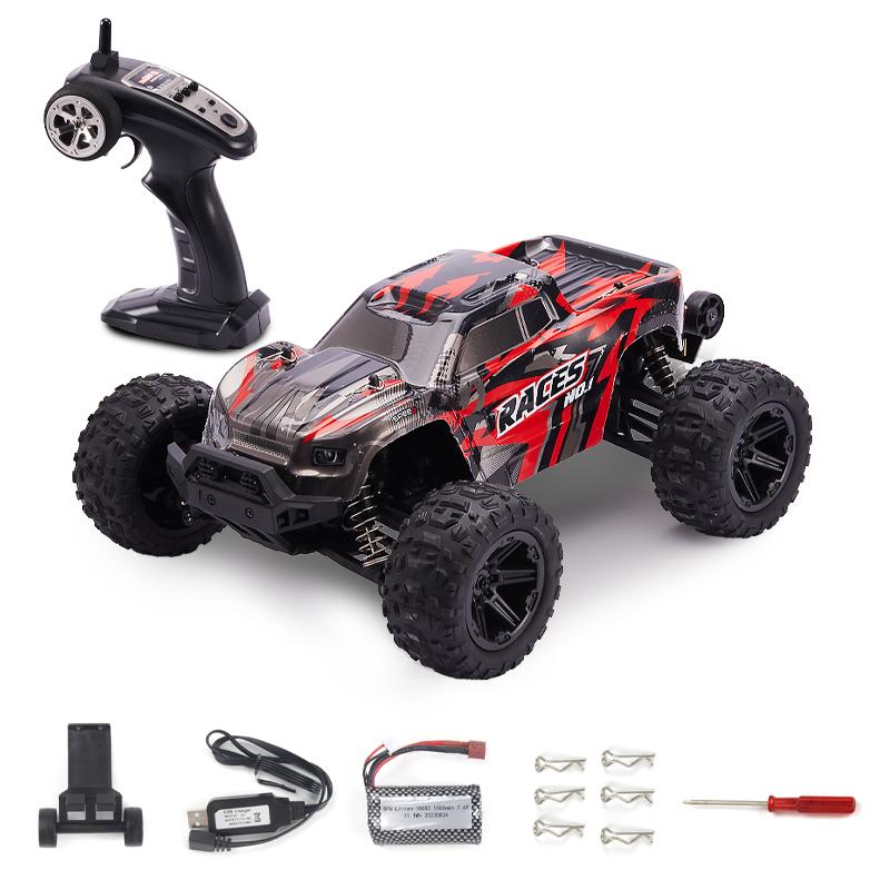 Радиоуправляемая машина 55 км/ч 4WD Внедорожник 1/14 Грузовики с дистанционным управлением Высокоскоростной автомобиль Привод по бездорожью Дрифт Гоночные игрушки для взрослых Мальчиков