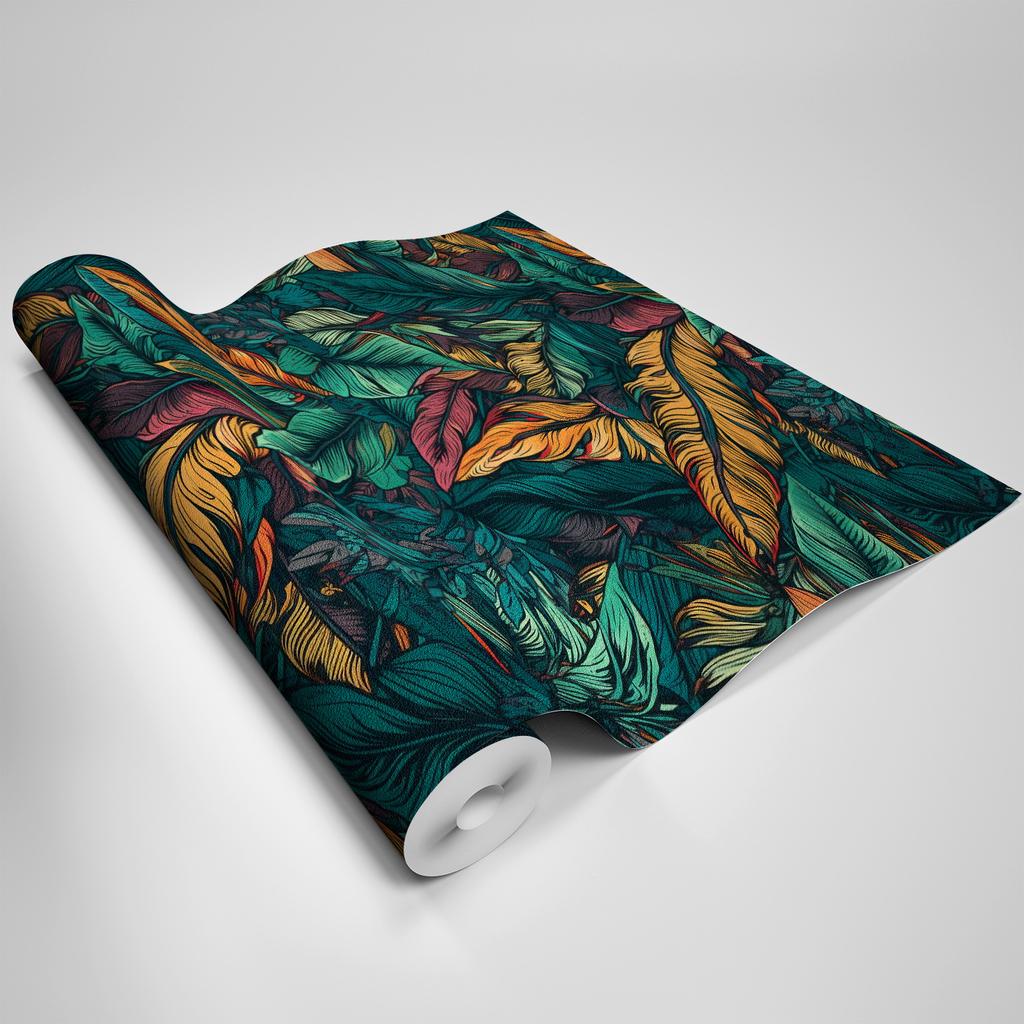 Самоклеящиеся текстурированные обои для украшения стен в гостиной и спальне, водонепроницаемые и износостойкие настенные наклейки для растений