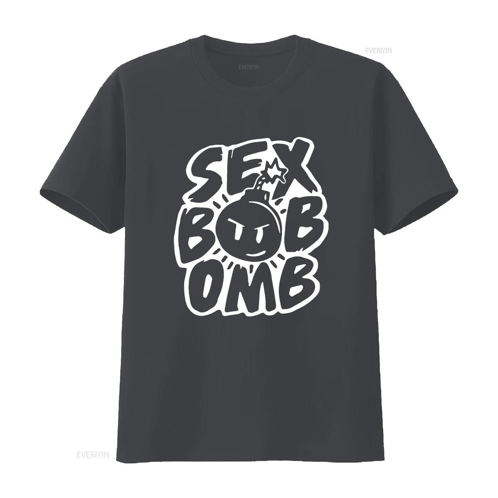 Sex Bob Omb Bobomb T Shirt vintage Washed Soft streetwear Casual Top For Everyday Wear graphic Unisex Stylish Slightly