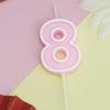 Candy colored Happy Birthday Digital Candle Children's Party Creative Cartoon Jelly colored Valentine's Day  Activity Candle