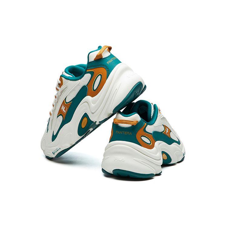 Fila Fusion Pantera Ткань Спортивные Удобные Низкие Повседневная обувь Мужские кроссовки Высокогорный Зеленый T12M121104FAS