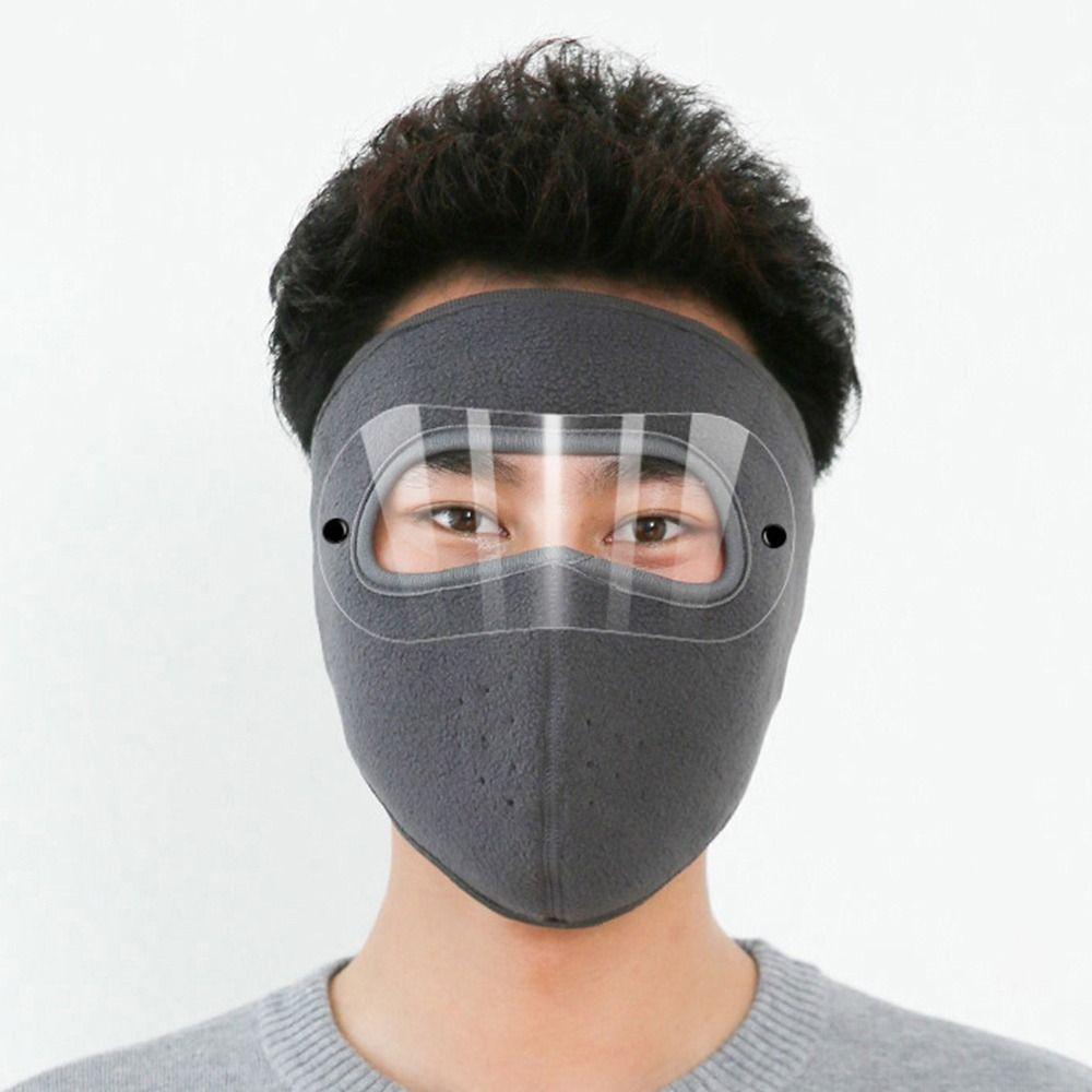 HD Goggles Cycling Cap Windproof Fleece Face Shield Caps New Face Mask Snowboarding