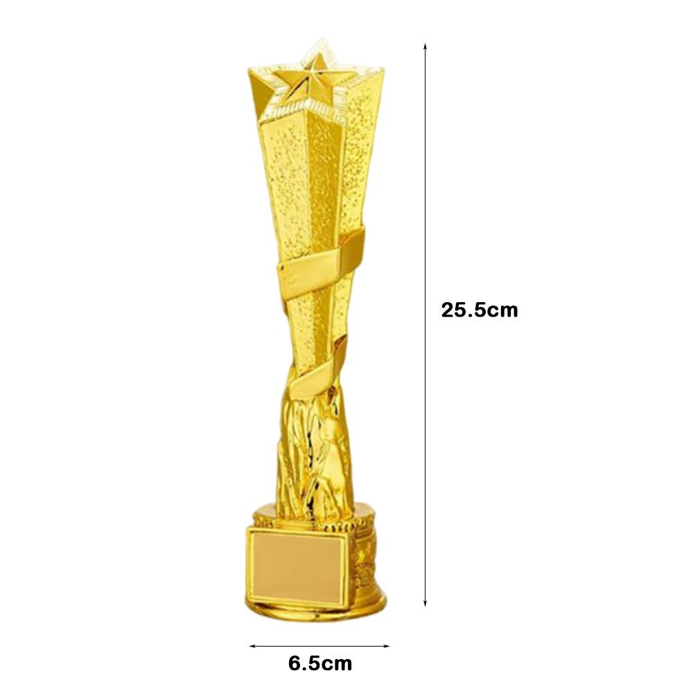 Crown Pentagram Competition Trophy Medal Golden Color Competition Award Children Award Prize