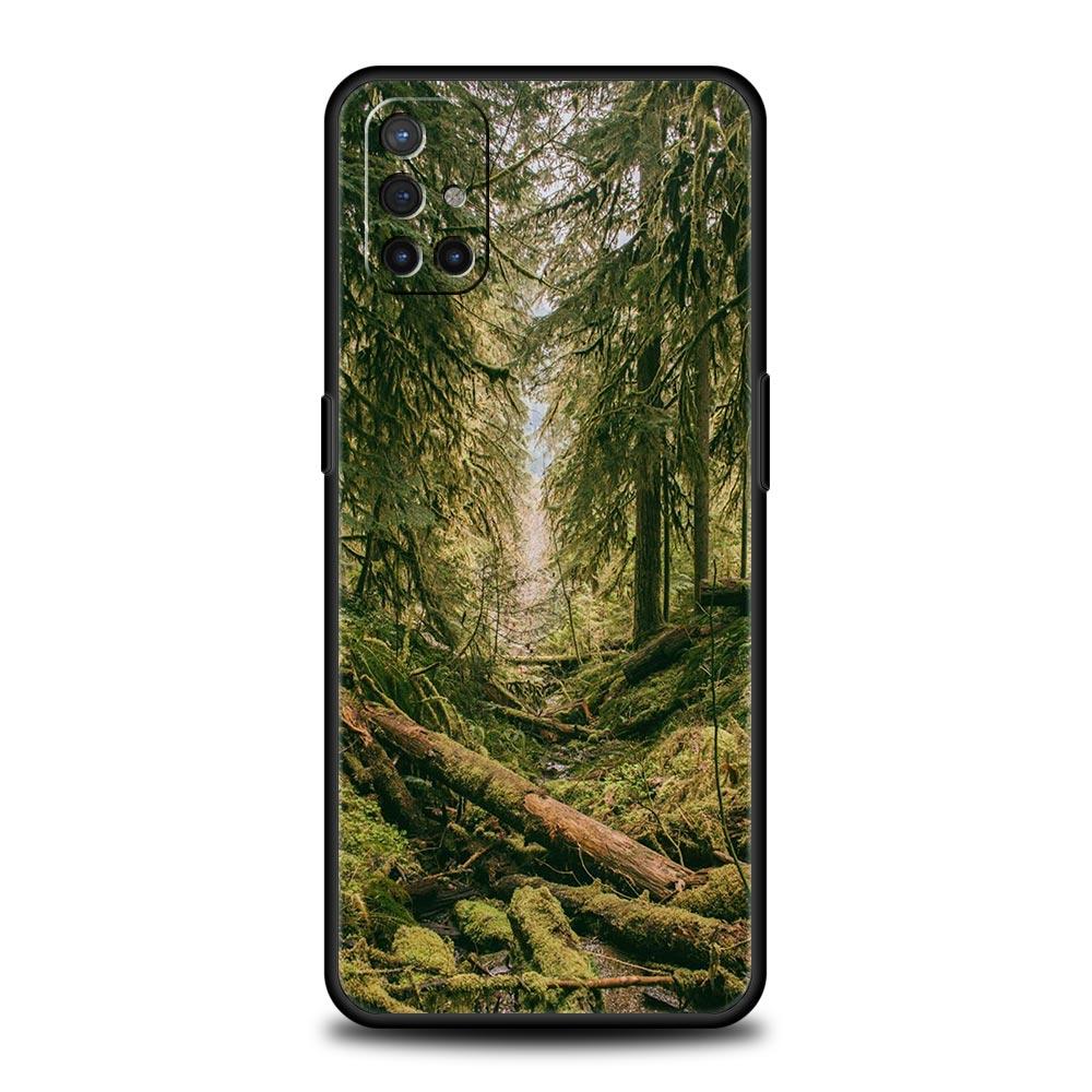 Forest Beach Sunrise Nature Phone Case For OnePlus 10 9 8 7 7T Pro 9RT 9R 8T Nord N100 N200 N10 CE 2 5G Z Soft Silicone Cover