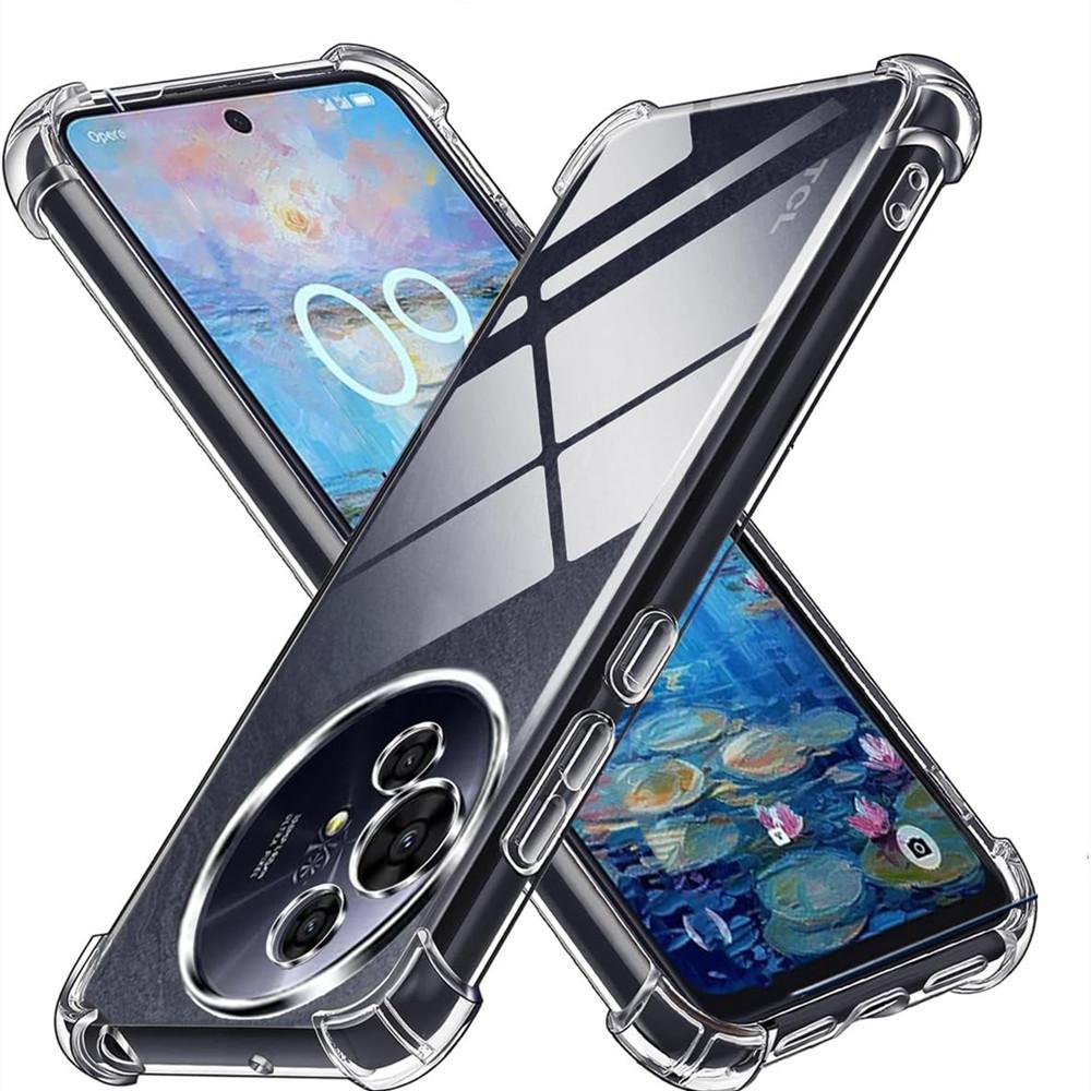 Прозрачный противоударный чехол TPU для телефона TCL 50 Pro NXTPAPER 5G Защитный чехол Fundas Capa Coque