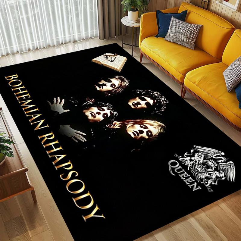 Bohemian Rhapsody Living Room Nonslip Area Rug Soft Carpet For Bedroom Game Playroom Sofa Office Home Decor Doormat Christmas Gift C9261153
