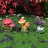 Handicraft Resin Craft Miniature Figurines Simulation Mushroom Mushroom Statue Flower Pot Ornaments