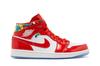 Мужские кроссовки Nike Jordan 1 Mid Barcelona Sweater Красный Лакированный Чили Красный/Белый/Пыльца