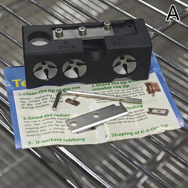 Инструмент для заточки наконечников для бильярдного кия Многофункциональный инструмент для ремонта и формовки Наконечники для снукера Круглая резка Аксессуары для бильярда