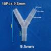 10Pcs Plastic 3 Way Connector PP PE Hose Fittings  for Aquarium Fish Tank Fittings