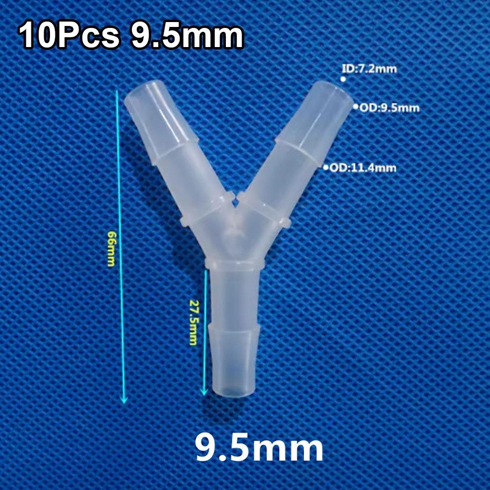 10Pcs Plastic 3 Way Connector PP PE Hose Fittings  for Aquarium Fish Tank Fittings