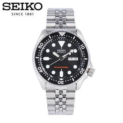 SEIKO SKX007K2 SKX007K2 DIVERS Автоматические 200 м Lumi Bright Day Date Черные, серебристые наручные часы из нержавеющей стали для мужчин