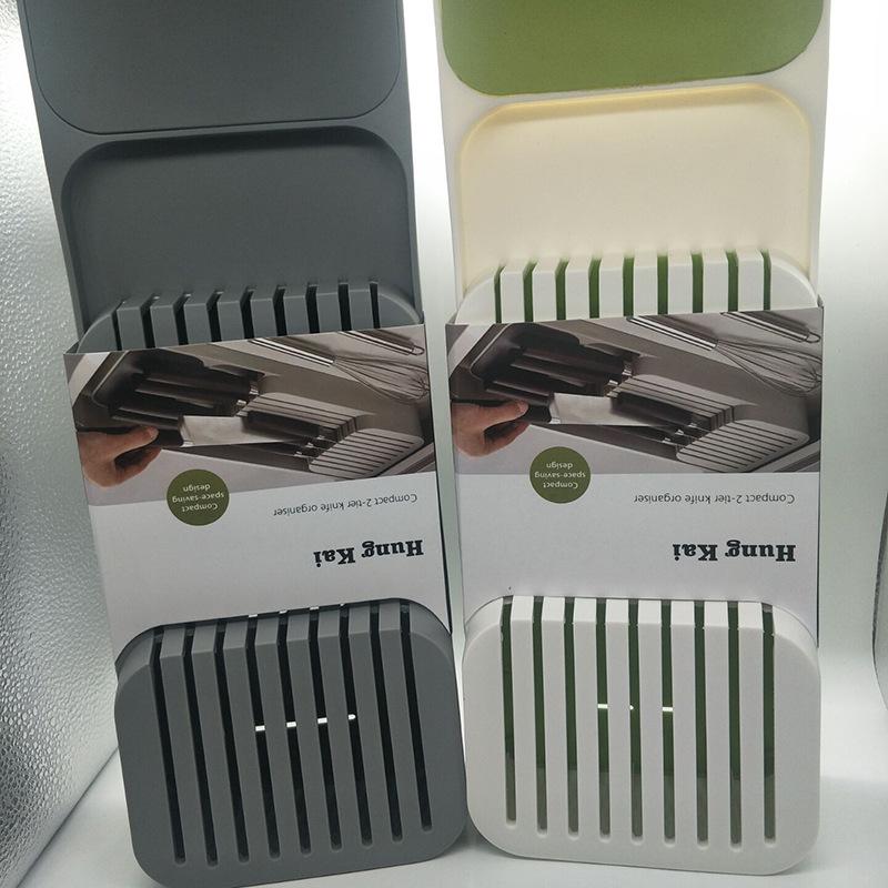 Расширяемый лоток-органайзер для кухонных ножей