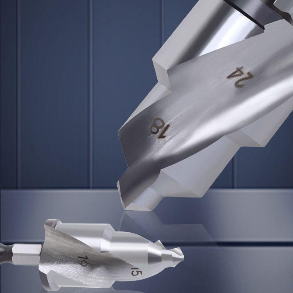 With Limiter Countersink Drill Bit Hexagon Handle High Precision Water Pipe Drill Bit Steel Wear-resisting PPR Lifting Drill Bit