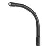 PATIKIL Gooseneck Female To Male Thread Metal Universal Hose Flexible Arm Gooseneck Tube Extension Holder for Action Camera Phone Microphone Black 8"