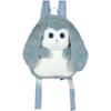 Fluffy Bag - GIPSY TOYS - Plush Backpack - Blue and White Rabbit 30 Cm