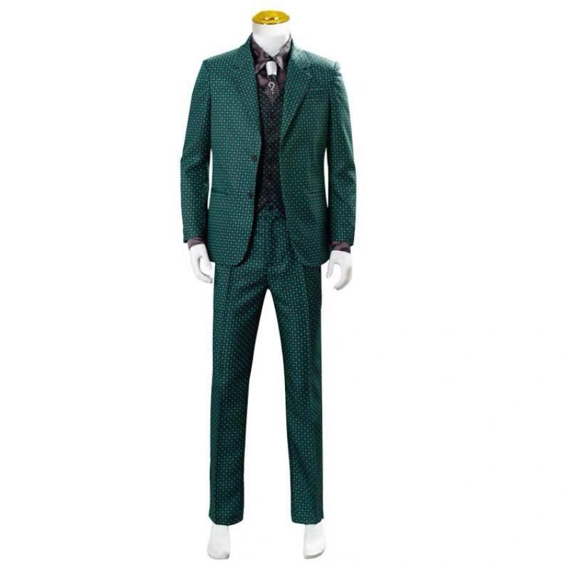 Gotham The Riddler Cosplay Trench Coat With Cotton Blend Fabric For Anime Fans