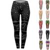 Womens Black Star Prints Stretch Yoga Leggings Fitness Running Gym Sports Active Pants