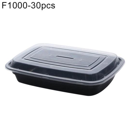 Коробка для еды, 30 шт., одноразовая круглая/прямоугольная/квадратная чаша, контейнер для пикника для еды