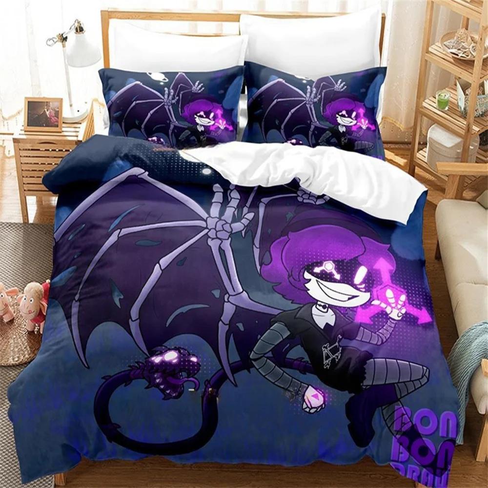 M-Дроны-убийцы Мультяшный принт Комплекты постельного белья Изысканный набор постельных принадлежностей Пододеяльник Набор одеял Постельное белье Люкс Подарок на день рождения